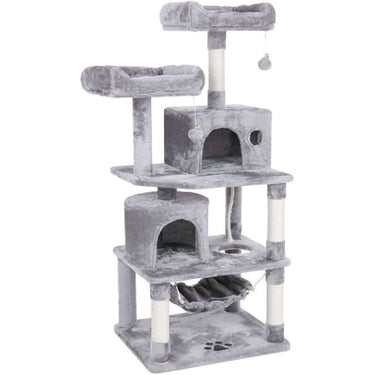 Cat Tree House with Scratching Posts Hammock - The Shopsite